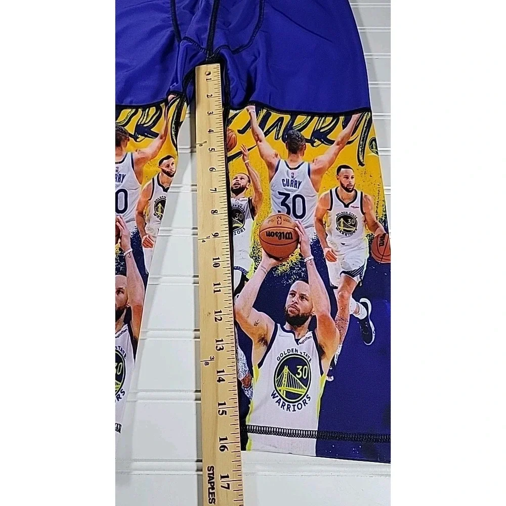 Curry - Golden State Warriors - Spandex Tights - Adult Small‎ Unisex